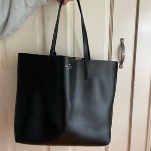 Gently used Kate Spade leather reversible tote